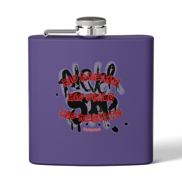 Flask, Hustle Mode - Stainless Steel 6oz (Big Dreams)