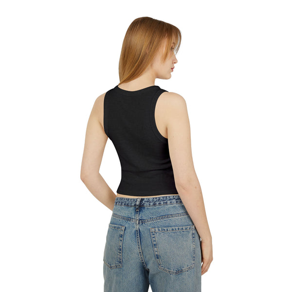 Racer Tank Top - 'Hustle' Crown Design for Women