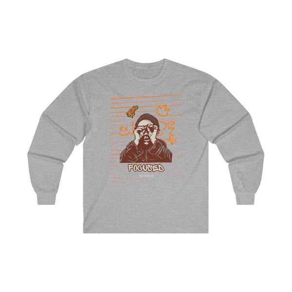 Hustle Mode Long Sleeve - Focused Yellow Crown