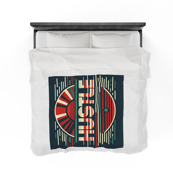 Hustle Mode Plush Blanket - Retro Sports