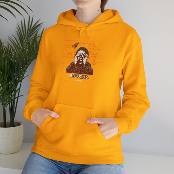 Hustle Mode Hoodie - Focused Yellow Crown