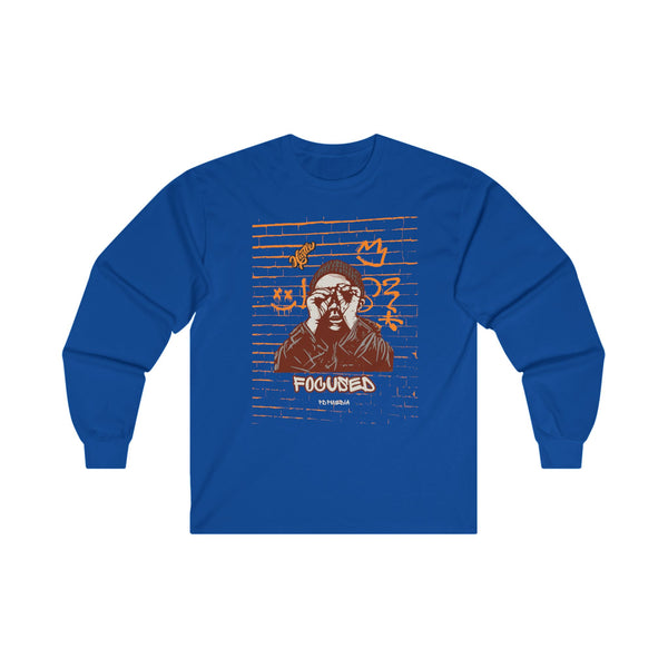 Hustle Mode Long Sleeve - Focused Yellow Crown