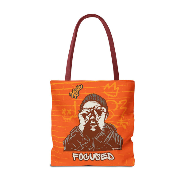 Hustle Mode Tote Bag - Focused Yellow Crown