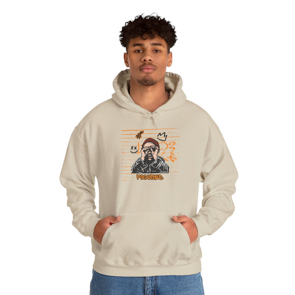 Hustle Mode Hoodie - Focused Black Crown