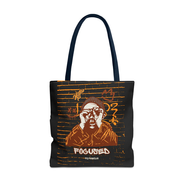 Hustle Mode Tote Bag - Focused Brown Crown