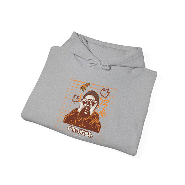 Hustle Mode Hoodie - Focused Brown Crown