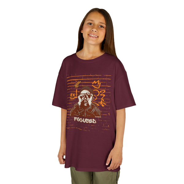 Kids Hustle Mode Tee - Focused
