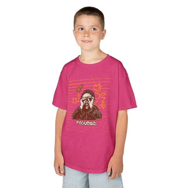 Kids Hustle Mode Tee - Focused