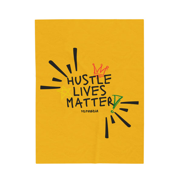 Hustle Mode Plush Blanket - Hustle Lives Matter