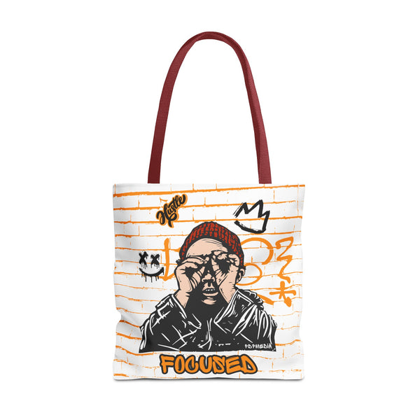 Hustle Mode Tote Bag - Focused Black Crown