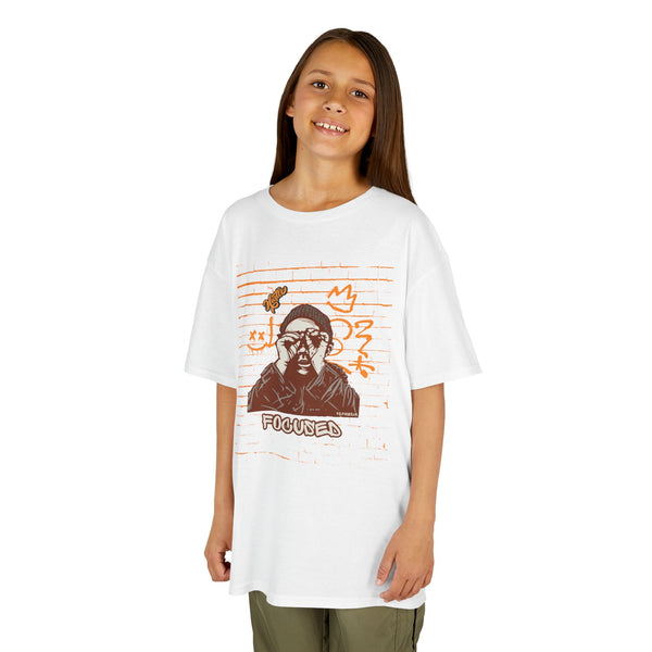 Kids Hustle Mode Tee - Focused