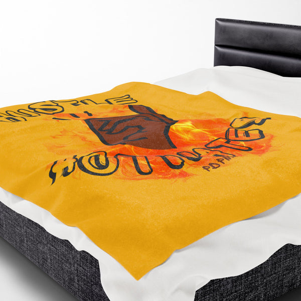 Hustle Mode Plush Blanket - Activated