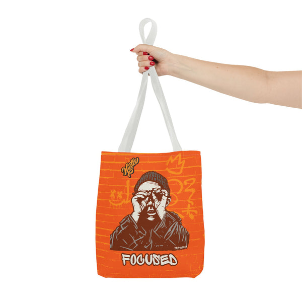 Hustle Mode Tote Bag - Focused Yellow Crown