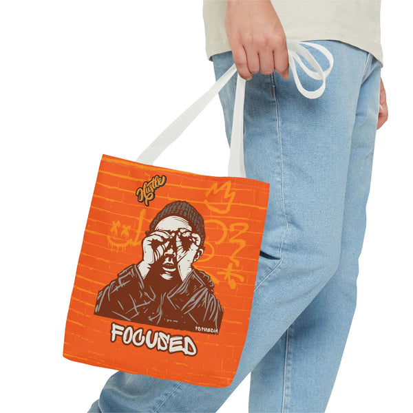 Hustle Mode Tote Bag - Focused Yellow Crown