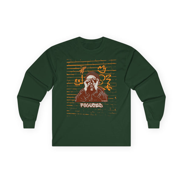 Hustle Mode Long Sleeve - Focused Yellow Crown