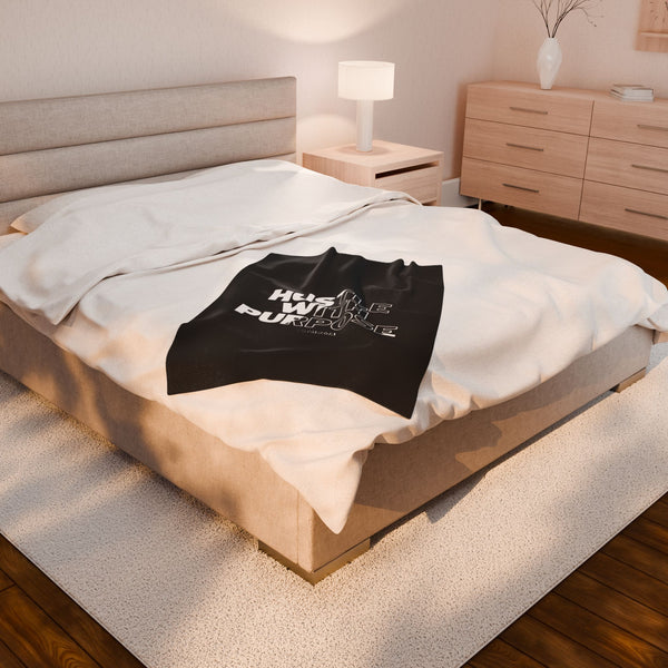 Hustle Mode Plush Blanket - Hustle With Purpose