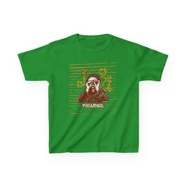 Kids Hustle Mode Tee - Focused