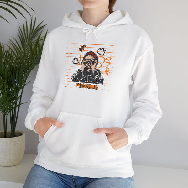 Hustle Mode Hoodie - Focused Black Crown