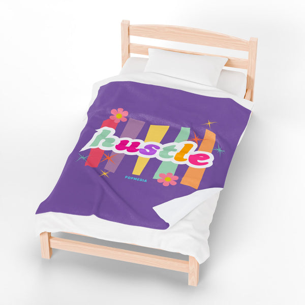 Hustle Mode Plush Blanket - Pastel Hustle