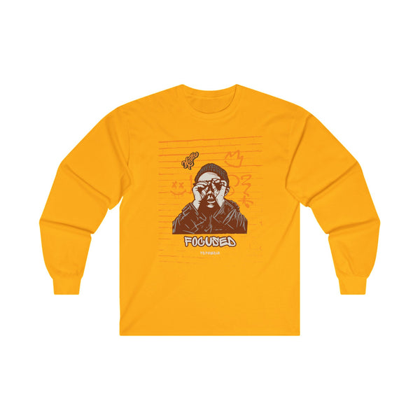Hustle Mode Long Sleeve - Focused Yellow Crown