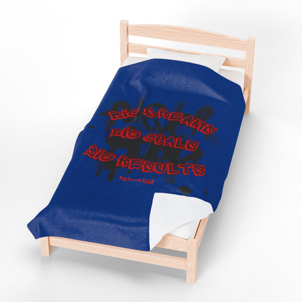 Hustle Mode Plush Blanket - Big Dreams