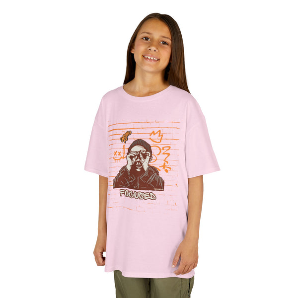 Kids Hustle Mode Tee - Focused
