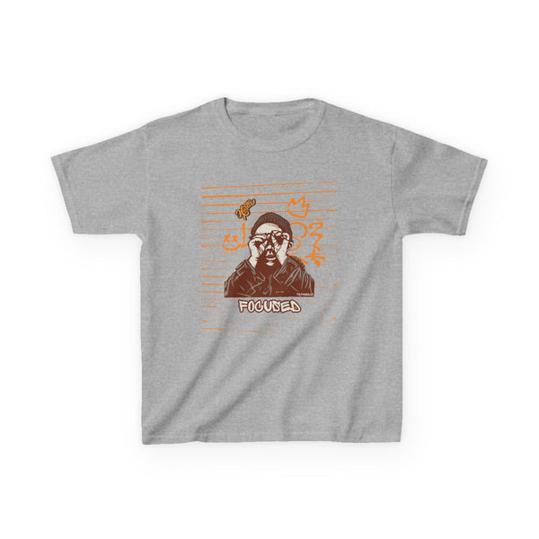 Kids Hustle Mode Tee - Focused