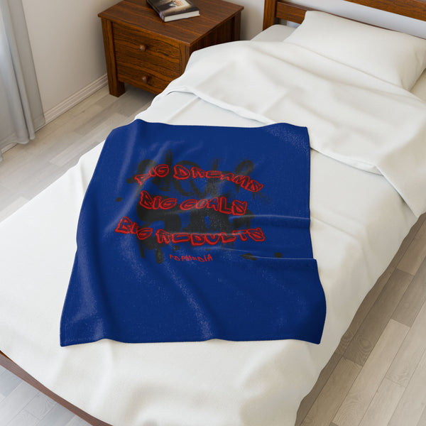 Hustle Mode Plush Blanket - Big Dreams