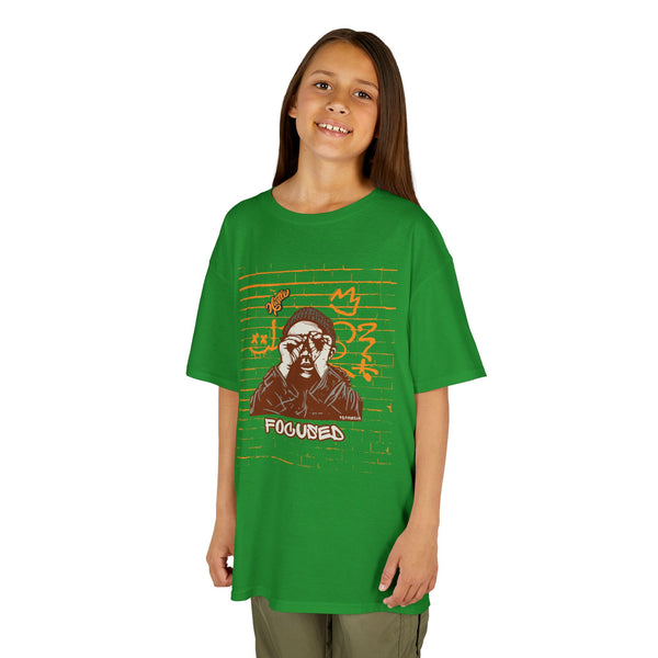 Kids Hustle Mode Tee - Focused