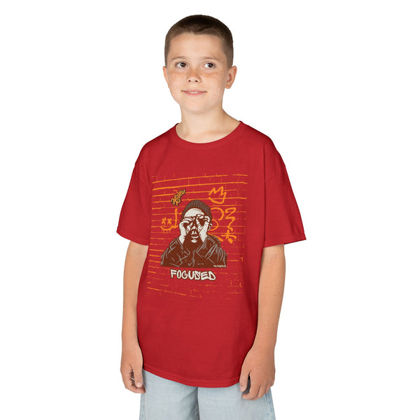Kids Hustle Mode Tee - Focused