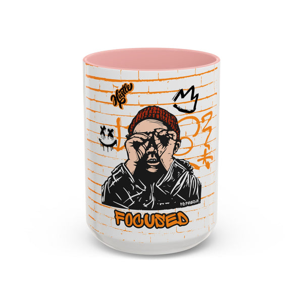 Hustle Mode Coffee Mug - Focused Black Crown (11, 15oz) (Gift)