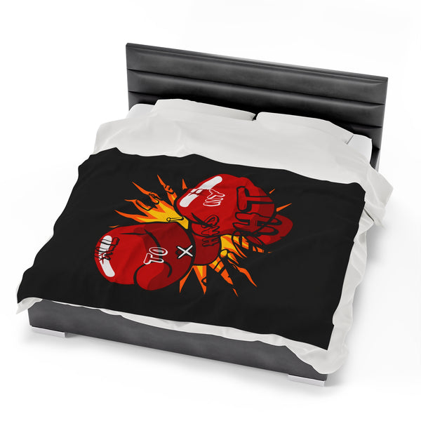 Hustle Mode Plush Blanket - All My Life