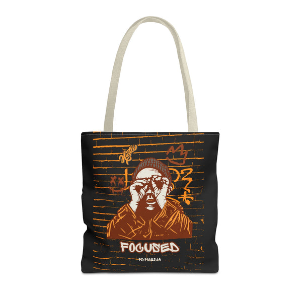 Hustle Mode Tote Bag - Focused Brown Crown