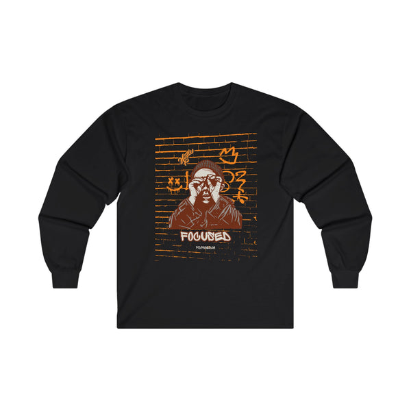 Hustle Mode Long Sleeve - Focused Yellow Crown