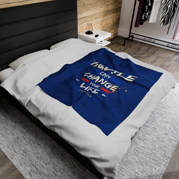 Hustle Mode Plush Blanket - Change Your Life