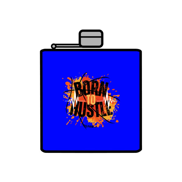 Flask, Hustle Mode - Stainless Steel 6oz (Born To Hustle)