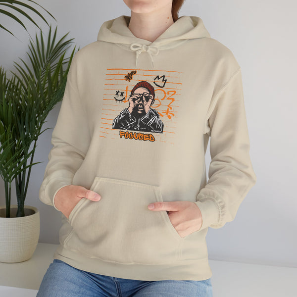 Hustle Mode Hoodie - Focused Black Crown