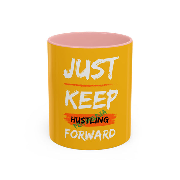 Hustle Mode Coffee Mug (11, 15oz) - Keep Moving Forward (Gift)