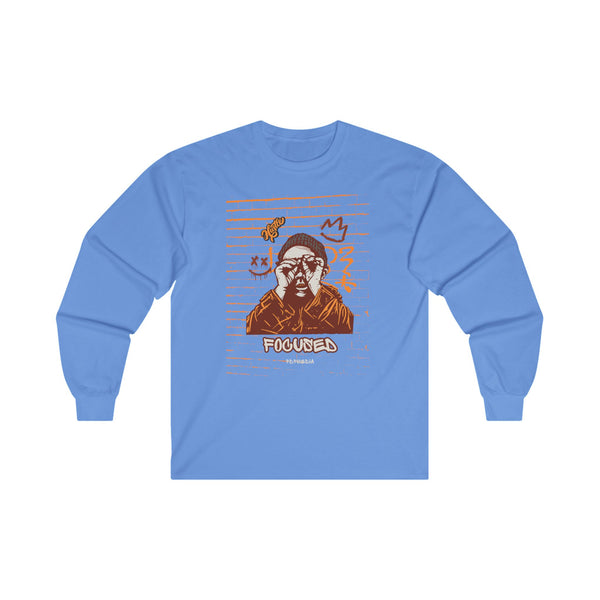 Hustle Mode Long Sleeve - Focused Brown Crown