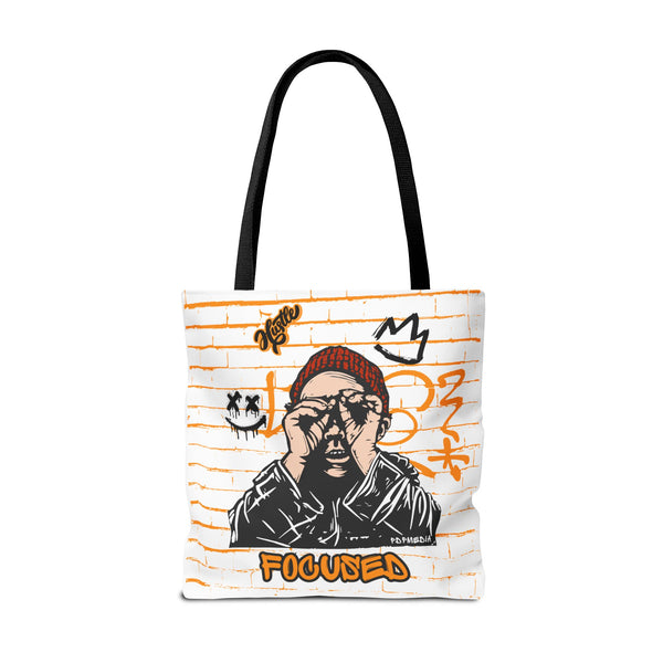 Hustle Mode Tote Bag - Focused Black Crown