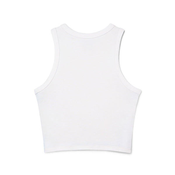 Racer Tank Top - 'Hustle' Crown Design for Women