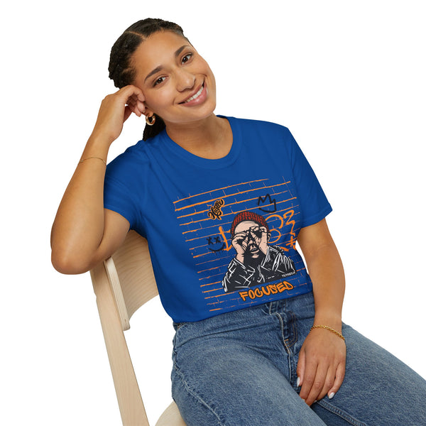 Hustle Mode Tee - Focused Black Crown