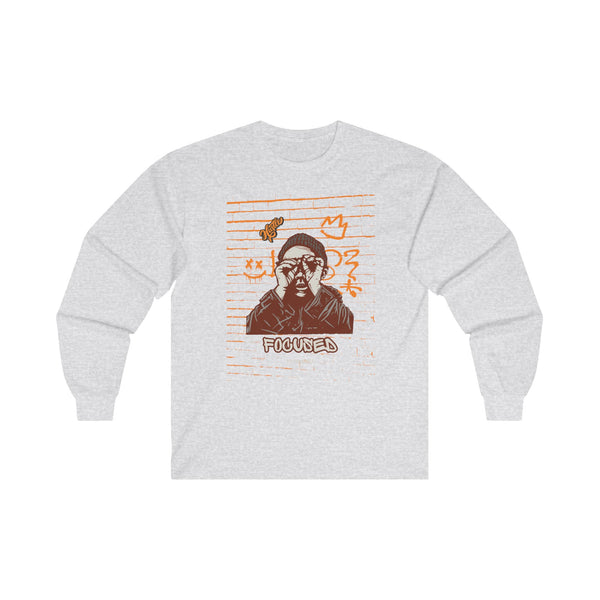 Hustle Mode Long Sleeve - Focused Yellow Crown