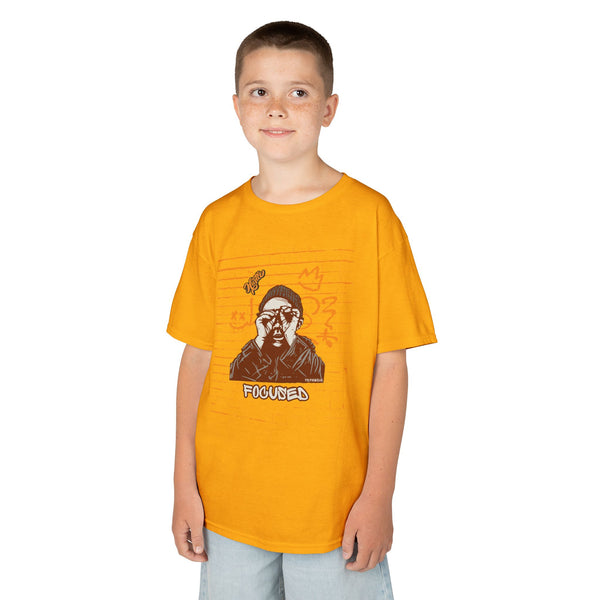 Kids Hustle Mode Tee - Focused
