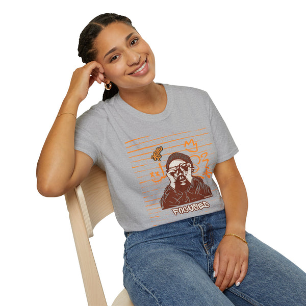Hustle Mode Tee - Focused Yellow Crown