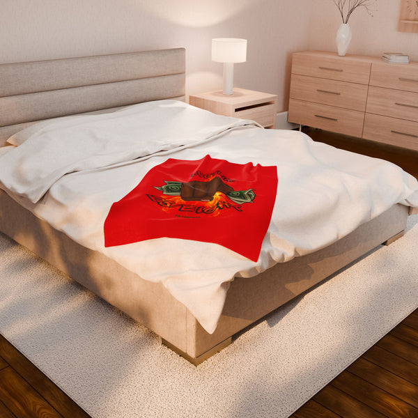Hustle Mode Plush Blanket - Hustling 25/Eight
