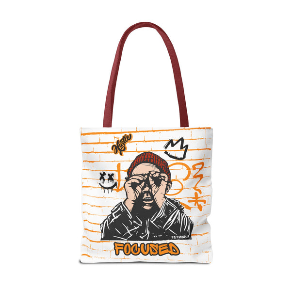Hustle Mode Tote Bag - Focused Black Crown