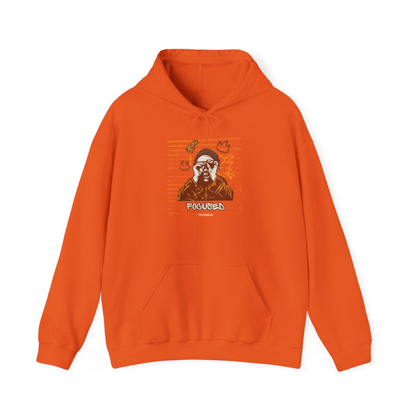 Hustle Mode Hoodie - Focused Brown Crown