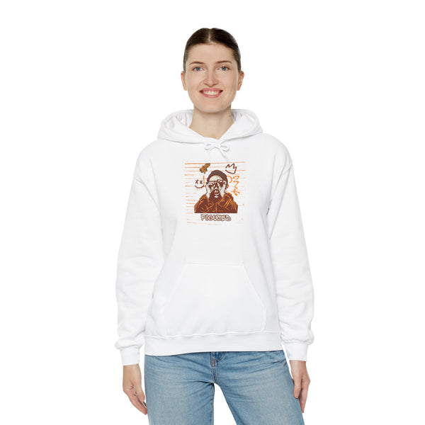 Hustle Mode Hoodie - Focused Brown Crown