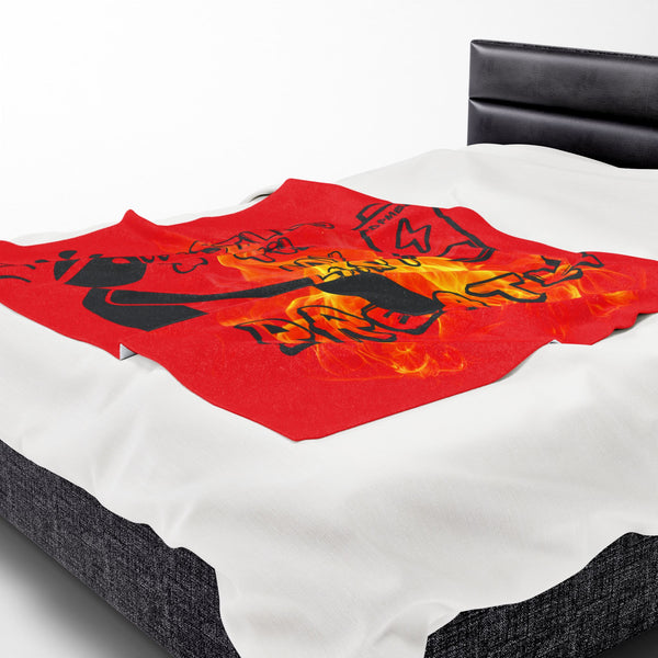 Hustle Mode Plush Blanket - Last Breath